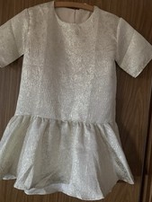 Kleid jacquardstoff beige gebraucht kaufen  Waibstadt
