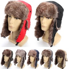 Chapéu de esqui masculino inverno quente caçador aviador soldado auricular quente russo à prova de vento, usado comprar usado  Enviando para Brazil
