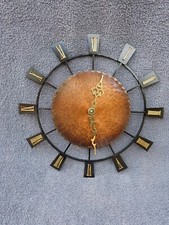 sunburst clock vintage for sale sunburst clock vintage for sale WIGSTON
