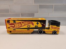 Empurrador de lápis Hot Wheels semi caminhão reboque material escolar caddy 2016 Mattel comprar usado  Enviando para Brazil