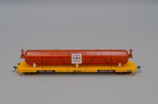 Trailer Train MTTX Flat Car #98051 com carga de caldeira de aço Belém - HO/1:87 comprar usado  Enviando para Brazil