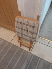 folding wooden kitchen stool for sale  NUNEATON