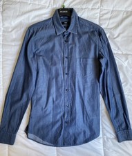 Camicia blu hugo usato  Roma