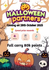 HALLOWEEN!PARCEIROS Monopoly_go eventos transporte completo 80k pontos RUSH 28TH OCT, usado comprar usado HALLOWEEN!PARCEIROS Monopoly_go eventos transporte completo 80k pontos RUSH 28TH OCT, usado comprar usado  Enviando para Brazil