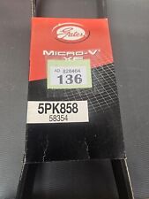 Gates 5pk858 ribbed for sale Gates 5pk858 ribbed for sale  HOLMFIRTH