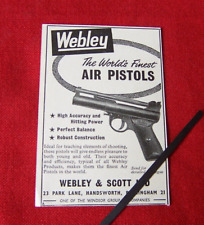 Webley air pistol for sale  DUNSTABLE