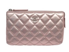 Pochette chanel zippe d'occasion  Paris-
