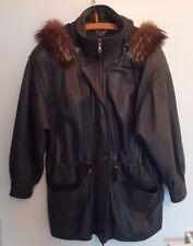 Lederjacke kapuze groß gebraucht kaufen  Magdeburg