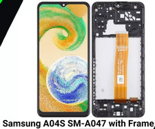 Usado, Digitalizador de tela sensível ao toque LCD de substituição com moldura para Samsung Galaxy A04s A047 comprar usado  Enviando para Brazil