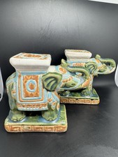 Pair ceramic elephants for sale  TELFORD