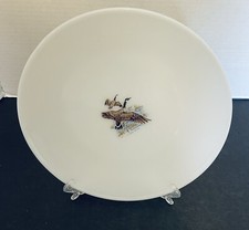 Prato de jantar Anchor Hocking Fire King vidro leitoso ganso Canadá pássaros de caça selvagem comprar usado  Enviando para Brazil