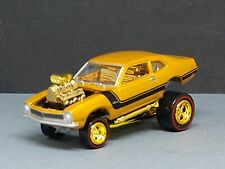 Monster V-8 72 Ford Maverick Hot Rod 1/64 Scale Edição Limitada Colecionável Gold comprar usado  Enviando para Brazil