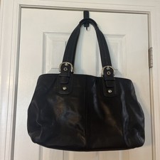 Coach black leather for sale  Clark