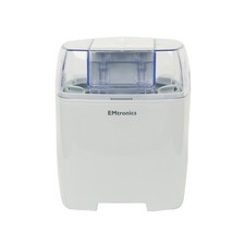 Máquina elétrica de sorvete EMtronics 1,5L com tigela antiaderente - Branco, usado comprar usado  Enviando para Brazil