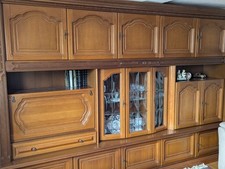 Schrankwand wohnzimmer holz gebraucht kaufen  Karlsruhe