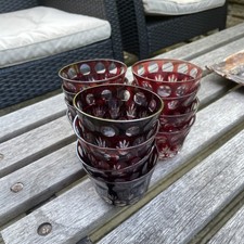 Set antique cranberry for sale  BRACKLEY