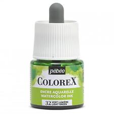 Tinta aquarela à base de corante líquido Pebeo Colorex 45ml comprar usado  Enviando para Brazil