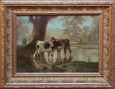ölbild holz kühe gebraucht kaufen  Marktredwitz