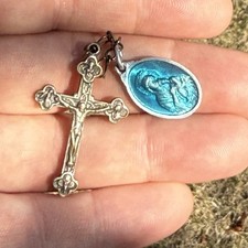 Crucifix rosary italian for sale  TELFORD