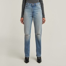 G-star Niebieskie Jeansy Damskie Viktoria High Straight Ripped r.29/30, używany na sprzedaż  PL