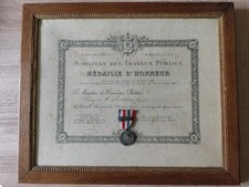 Médaille honneur diplôme d'occasion  Doullens