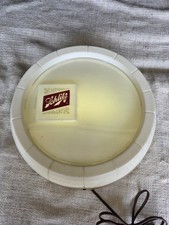 Placa vintage Schlitz barril de cerveja cabeça superior pendurada na parede bar pub 14,5" rara! comprar usado  Enviando para Brazil