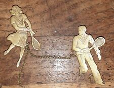 Vintage tennis brooch for sale  LONDON