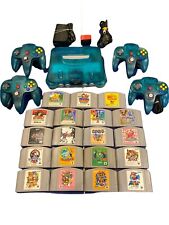 Console Nintendo 64 azul claro N64 região livre Você pode escolher seu jogo favorito comprar usado  Enviando para Brazil