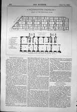 Old plan westminster for sale  UK