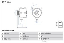 Bosch lichtmaschine generator gebraucht kaufen  Oberlungwitz