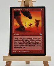 Płonąca wciągarka portal magiczna karta mtg niemiecka (Scorching Winds) na sprzedaż  Wysyłka do Poland