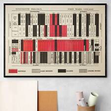 1892 morality map for sale  Hollywood