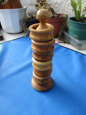 Vintage turned wood for sale  PRESTON