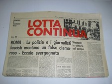 Giornale lotta continua usato  Italia