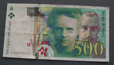 Billet banque 500 d'occasion  Sarry