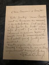 Carte autographe signée d'occasion  Vernouillet