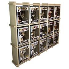 Vitrine Kubbie Ultra MDF madeira 3x5 para Funko Pops, pilha e prateleira pop de montagem comprar usado  Enviando para Brazil