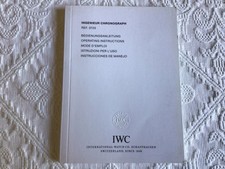 Libretto istruzioni iwc usato  Italia