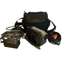 Sony HandyCam DCR-DVD108 Mini DVD Filmadora Nightshot 40x Zoom Pacote Bolsa Testada comprar usado  Enviando para Brazil