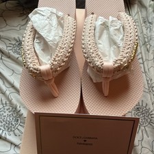 Sandálias altas robustas rosa balé W11/12 - EUR 43/44 Dolce&Gabbana x Havaianas comprar usado  Brasil 
