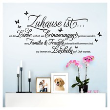 Wandtattoo spruch wandaufklebe gebraucht kaufen  Frankfurt (Oder)