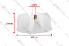 Gammapiù Elmot ventilador 64mm perno 4mm 24mm secador de pelo GHD Helios HE001 comprar usado  Enviando para Brazil