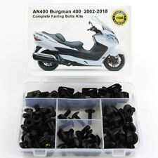 Kit de parafusos de carenagem preto ajuste para Suzuki AN400 Burgman 400 2002-2018 comprar usado  Enviando para Brazil