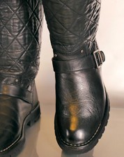 Chanel biker stiefel gebraucht kaufen  Koblenz
