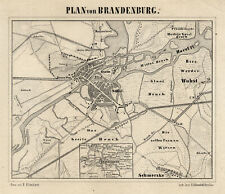 Brandenburg havel stadtplan gebraucht kaufen  Deutschland