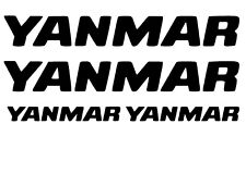 Yanmar machine stickers d'occasion  Expédié en Belgium
