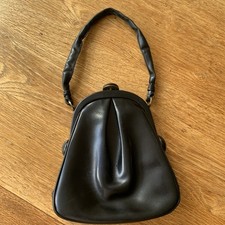 Waldybag black leather for sale  PRESTATYN