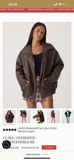 Versized lederjacke braun gebraucht kaufen  Neustadt an der Weinstraße
