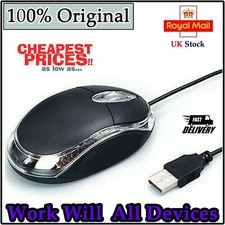 Wired usb optical for sale  LONDON