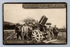 VER OTROS 1910S WW1 RPPC CUERPO DE SEÑALES DE EE. UU., PISTOLA CAPTURADA 210 MM, 80º Postal P6 segunda mano  Embacar hacia Mexico